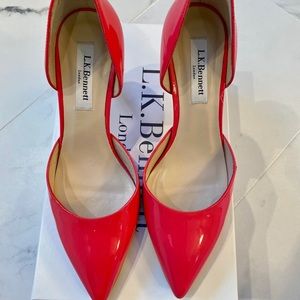 L.K. Bennett Flossie Patent Pump 37